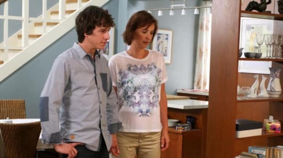 Důvěrně známé tváře - Martin Kraus jako Dan Pánek a Lenka Vlasáková jako Valerie Černá